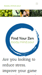 Mobile Screenshot of findyourzenwellness.com